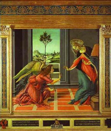 Sandro Botticelli Cestello Annunciation Sweden oil painting art